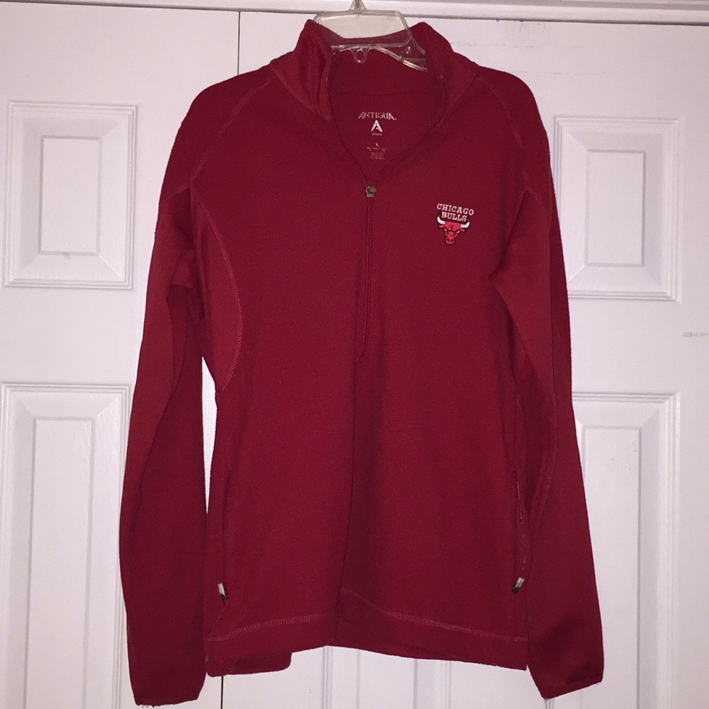 Chicago Bulls 3/4 zip up jacket Antigua